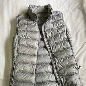 Grey Puffer Vest
